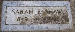 Sarah Emma <I>Abbey</I> Shaw 