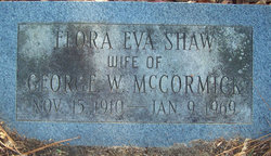 Flora Eva <I>Shaw</I> McCormick 