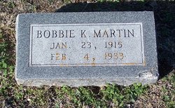 Bobbie Lee <I>Kepler</I> Martin 