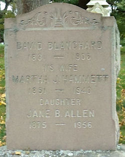 Jane Howland <I>Blanchard</I> Allen 
