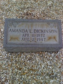 Amanda Lucretia <I>Johnson</I> Dickinson 