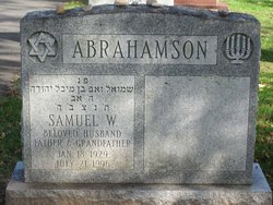 Samuel Wilfred Abrahamson 