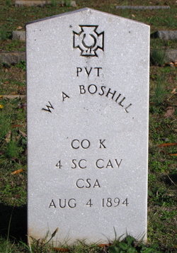 Pvt W. A. Boshill 