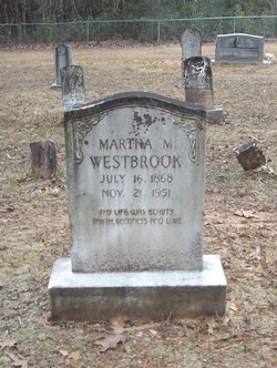 Martha Milberry “Mattie” <I>Antony</I> Westbrook 