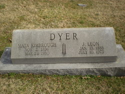 Mata <I>Kimbrough</I> Dyer 