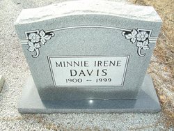 Minnie Irene <I>Kendrick</I> Davis 