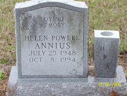 Helen Jean <I>Powell</I> Annius 