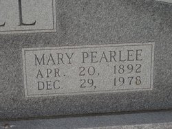 Mary Pearlee <I>Cameron</I> Hill 