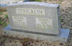 Mary S. <I>Ingram</I> Stricklin 