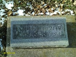 Ester <I>Burks</I> Coomler 