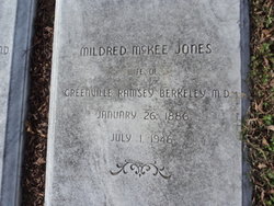Mildred McKee <I>Jones</I> Berkeley 