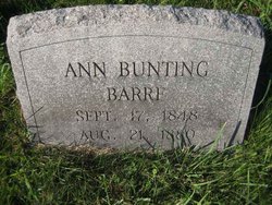 Ann <I>Bunting</I> Barre 