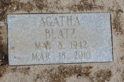 Agatha <I>Friesen</I> Blatz 