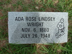 Ada <I>Rose</I> Lindsey  Wright 