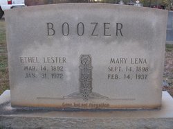 Ethel Lester <I>Boozer</I> Bedenbaugh 