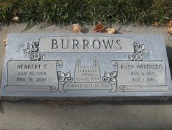 Ruth <I>Harmison</I> Burrows 