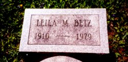 Leila Mae <I>Bishop</I> Betz 