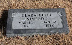 Clara Belle Simpson 