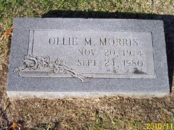 Ollie Maude <I>Harris</I> Morris 