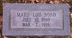 Mary Lou “Mattie” Bond 
