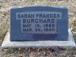 Sarah Frances <I>Forbes</I> Burchard 