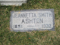 Jeanetta <I>Smith</I> Ashton 