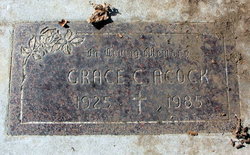 Grace <I>Cheatham</I> Acock 