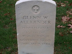 SGT Glenn W Alexander 
