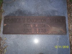Bernice V <I>Knighton</I> Spence 