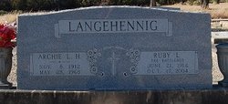 Archie Louis Henry Langehennig 