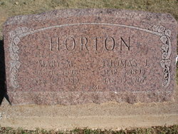 Mary Martha <I>Oehme</I> Horton 