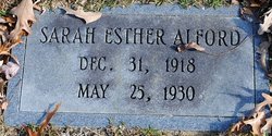 Sarah Esther Alford 
