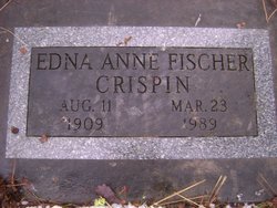 Edna Ann <I>Fischer</I> Crispin 