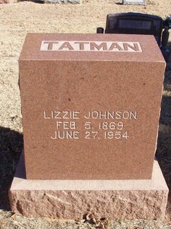 Elizabeth “Lizzie” <I>Johnson</I> Tatman 