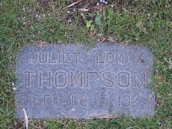 Juliet <I>Lomax</I> Thompson 