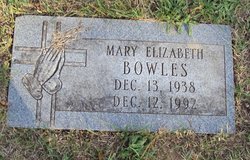 Mary Elizabeth Bowles 
