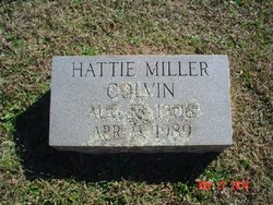 Hattie <I>Miller</I> Colvin 