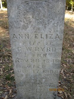 Ann Eliza <I>Harrell</I> Byrd 