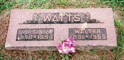 Virginia Patricia <I>Carter</I> Watts 