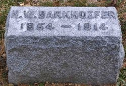 Henry W Barkhoefer 
