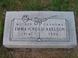 Emma L <I>Lesperance</I> Cross  Axelson 