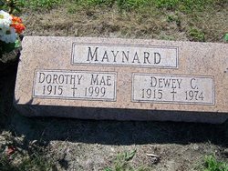 Dewey C Maynard 
