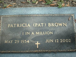 Patricia “Pat” <I>Harrington</I> Brown 