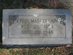 Ethel <I>Massey</I> Cain 