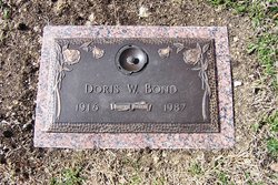 Doris <I>Walker</I> Bond 