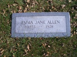 Emma Jane <I>Mallory</I> Allen 