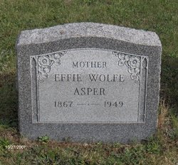 Effie D. <I>Wolfe</I> Asper 