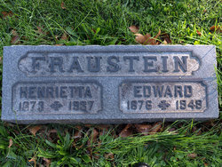 Henrietta <I>Menke</I> Fraustein 