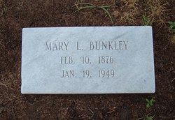 Mary G <I>Lowe</I> Bunkley 