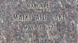 Margaret Maiki Aiu <I>Souza</I> Lake 
